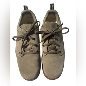 HanWag Kofel Low Boot Double Stitched Chrome-Free Swede Leather Tan Size 10